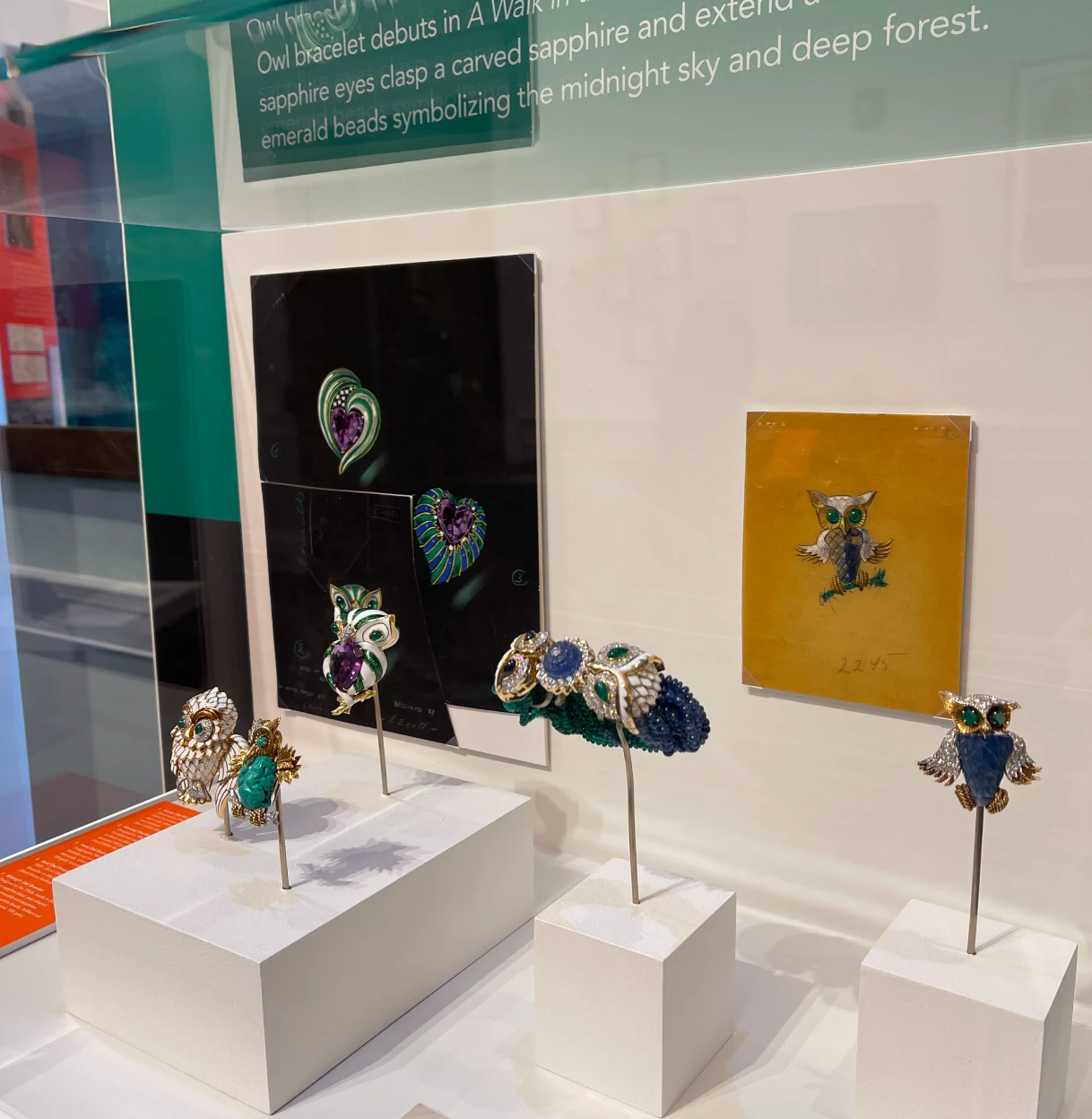 David Webb display case