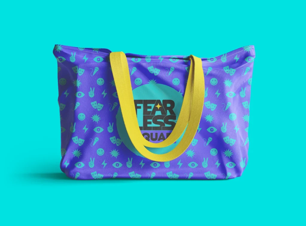 Fearless tote bag