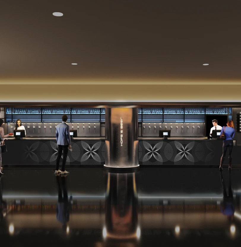 Sphere level 2 beer bar