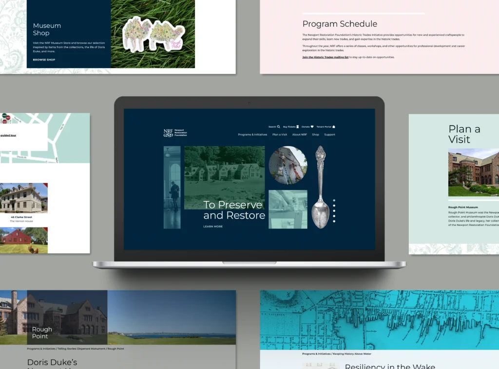 NRF website design