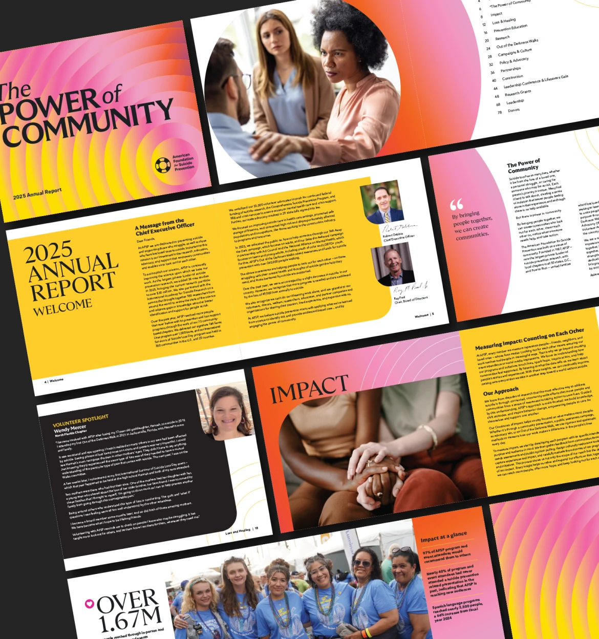 AFSP Website pages