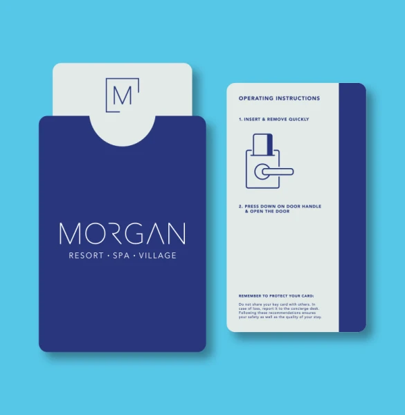 The Morgan Resort room key concept