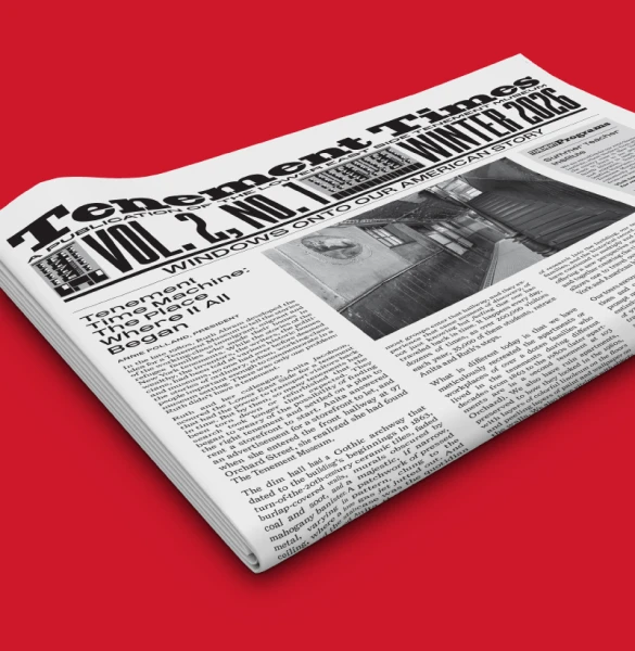 Tenement Museum Newspaper Concept
