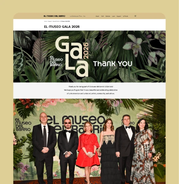 El Museo Gala Website Homepage