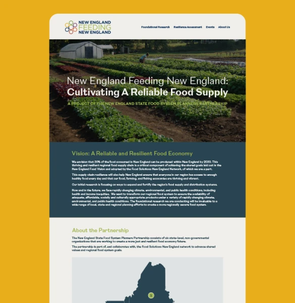 New England Feeding New England homepage